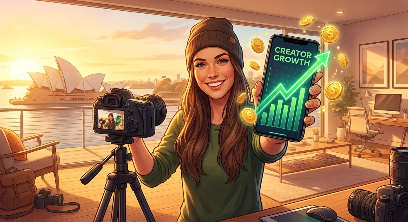 does tiktok pay in australia